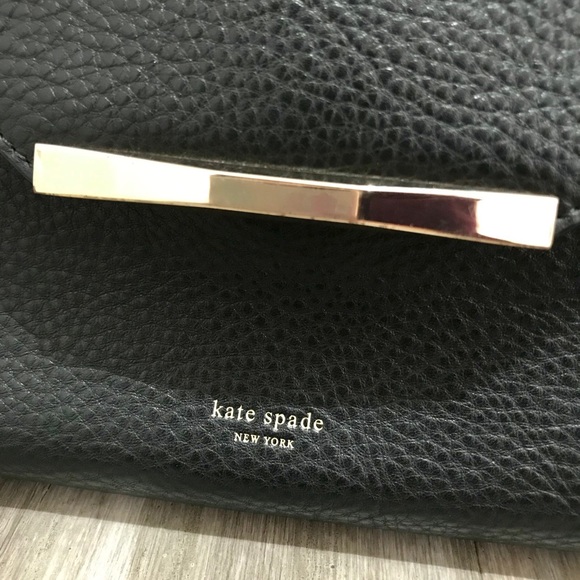 Kate Spade Black Purse with Soft Pepple Leather - Picture 2 of 8